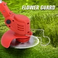thumbnail image 5 of 24V Cordless Electric Weed Eater with 3 Types of Saw Blades and 2 Battery, Portable Electric Adjustable Lawn Trimmer for Garden Clearing Weeds Flower Trees, 5 of 9