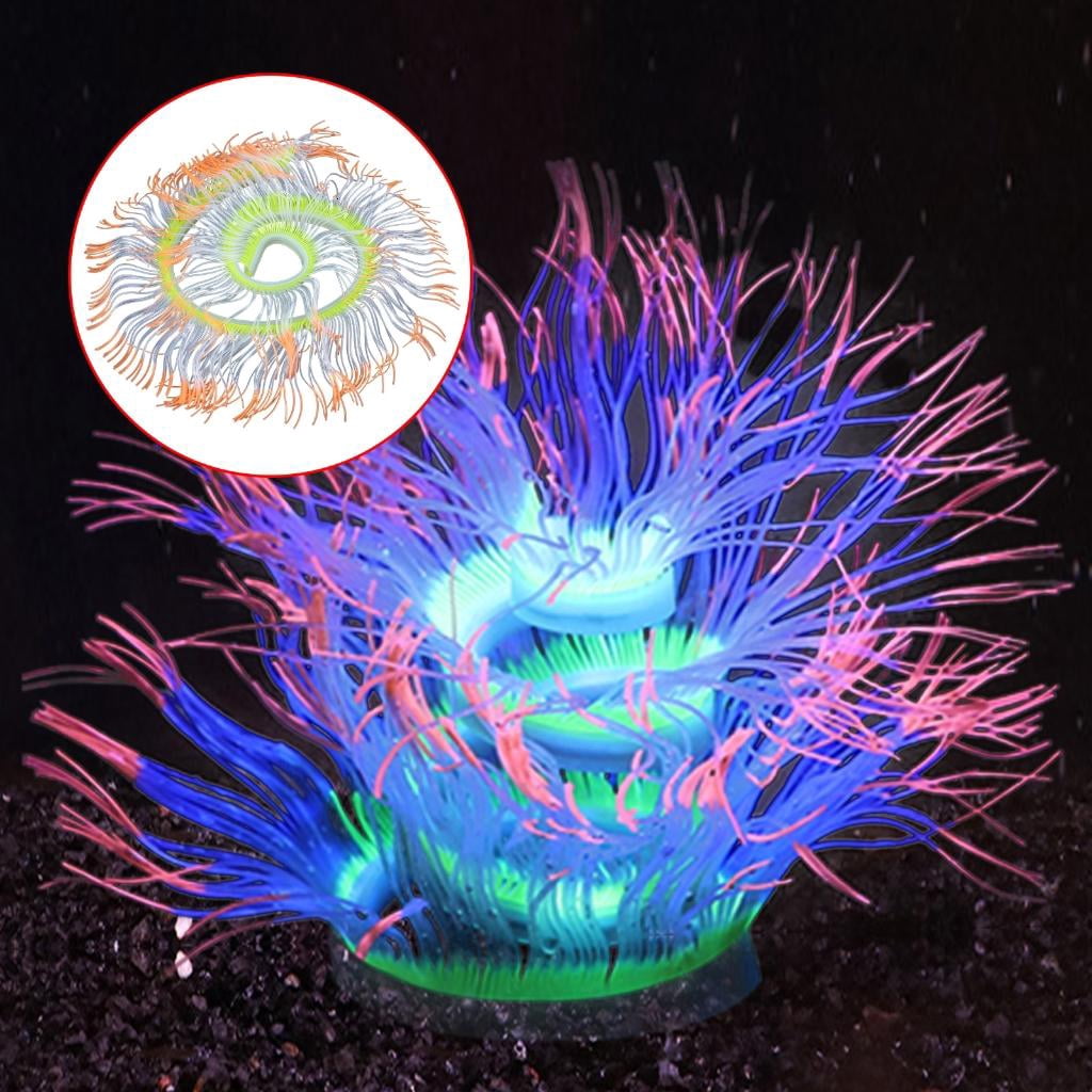 Fish Tanks Fluorescent Artificial Grass Crafts Simulation Landscape Grass Plant FishTank Landscaping Fish Tanks Plant