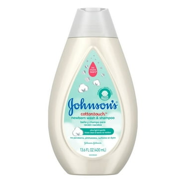 Johnsons Baby Cotton Touch Wash & Shampoo 13.6oz (Pack of 2)