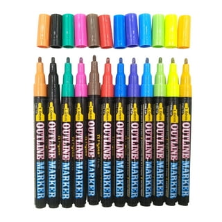 Color Lustre Metallic Brush Markers Set of 10 - Mudpuddles Toys and Books