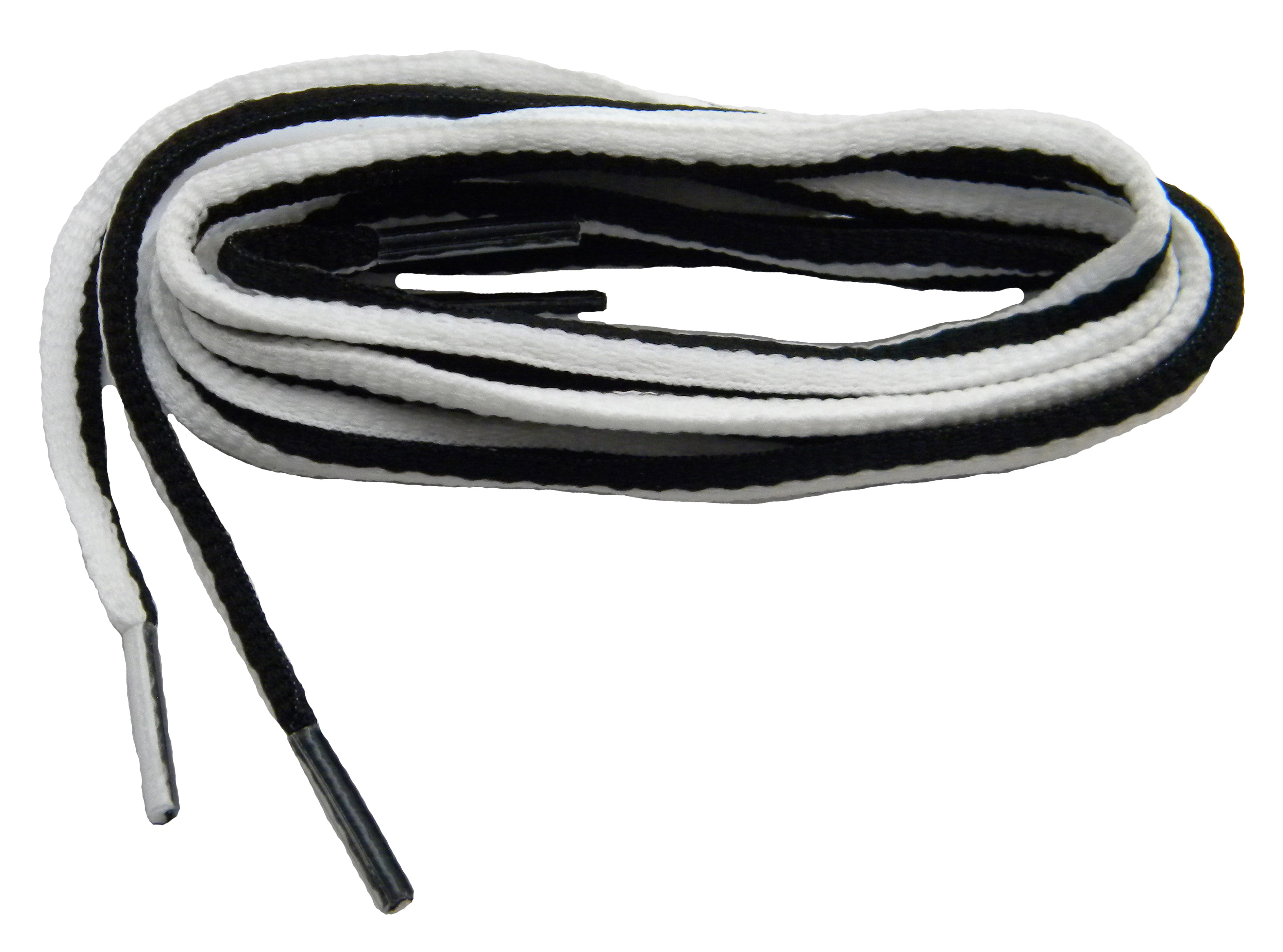 63 Inch 160 cm Black - White stripe 