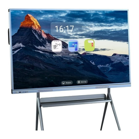 BELNET Smart TVs, 55 Inch Digital Electronic Whiteboard and Smartboard 4K Uhd Dual System for Office and Living Room(Include Wall Mount)