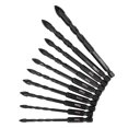 thumbnail image 4 of Masonry Twist Bits, Rustproof 10PCS Cross Drill Bit Cemented Carbide With Hex Shank For Ceramics For Thin Iron Plate, 4 of 8