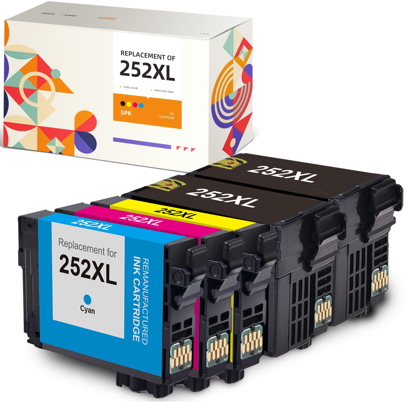 252xl Ink Cartridges For Epson T252 252xl 252 Xl T252xl Ink Cartridges For Epson Wf 3640 Wf 7720 0316
