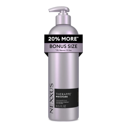 Nexxus Therappe Shampoo for Dry Hair for Ultimate Moisture Powered By Polysoft Hydrator Technology With Tri-lipids, 16.5 fl oz