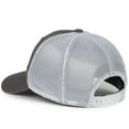 thumbnail image 6 of Outdoor Cap FWT-130SB Pre-Curved Visor-Charcoal/White, 6 of 8