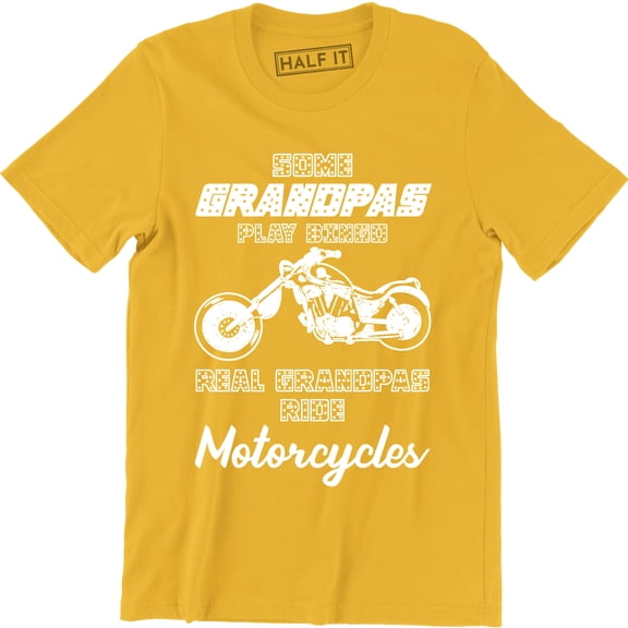 Some Grandpas Play Bingo, Real Grandpas Ride Motorcycles Vintage Men's T-Shirt