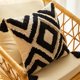 thumbnail image 1 of Fiudx Ofertas de la semana Funda de almohada moderna para el hogar, funda de cojín clásica de terciopelo con lazo de dos tonos para sofá, funda de cojín con reposacabezas para dormitorio, 1 of 6