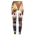 thumbnail image 4 of WILLBEST Pantalones de Yoga Con Estampado Floral de Pascua Para Mujer, Leggings Elásticos y Cómodos Para Hacer Ejercicio y Hacer Ejercicio de Forma Informal. Extra Grande, 4 of 4