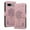 Rosegold, variant on ELEHOLD Case for Google Pixel 7A, Premium PU Leather Wallet Flip Case Folio Cover with Card Holder Kickstand,Red