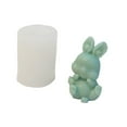 thumbnail image 4 of Aihimol Easter-Bunny Epoxy-Casting Mold Aroma-Candle Silicone Mold Cute Rabbit Resin Mold Non-Stick Washable-Mold Craft Tool Easter-Bunny Mold for Cake, 4 of 6