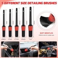 thumbnail image 2 of Nilight 52PCS Car Detailing Kit Auto Cleaning Tools Wash Set with Storage Carry Bag Home Use for Interior Exterior Deep Clean Polish Car Care Windshield Dashboard Seat Air Vents Wheels Tires, Red, 2 of 9