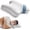White, variant on CPAP Pillow for Sleeping, HSA/FSA Ergonomic Adjustable Height Neck Support Memory Foam Bed Pillow for CPAP Users with Sleep Apnea, Suitable for Side and Back Sleepers