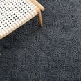 thumbnail image 6 of SAFAVIEH Textural Dinah Geometric Area Rug, Charcoal, 8' x 10', 6 of 8