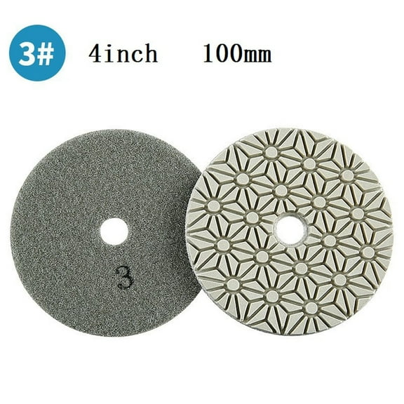 Practical Polishing Pad Diamond Granite Grinders Marble Polishers Power Round Stone Wet Dry 4 Inch Concrete Equipment