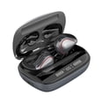 thumbnail image 1 of Sidaley Auriculares inalámbricos compatibles con Bluetooth Gancho para la oreja Auricular manos libres Cables de audio/vídeo Gris, 1 of 6