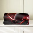 thumbnail image 3 of Erosebridal Game Controller Sherpa Blanket, Black Red Fuzzy Blanket Throw, Geometric Gamepad Decor, 3 of 7