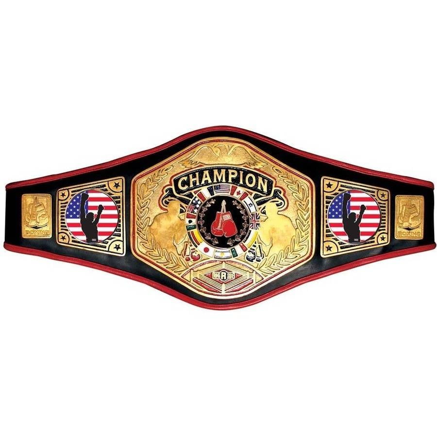 Title Boxing Undisputed Champion Leather Novelty Mini Title Belt Black 