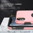 thumbnail image 7 of Kick Stand Case for iPhone Xr Heavy Duty with Magnetic Ring Case {Shock Proof-Built in Kickstand - Dual Layer Rubber- iPhone Xr} Color Pink - By Entronix, 7 of 7