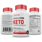 (2 Pack) Quick Fire Keto ACV Pills 1275mg Alternative to Gummies Dietary Supplement 120 Capsules