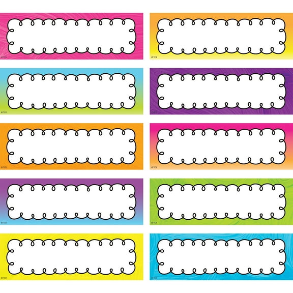 Teacher Created Resources Brights 4Ever Labels Magnetic Accents, Pack of 20