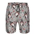 thumbnail image 3 of Fotbe Halloween Gnome Trajes de Baño Estampados para Hombre, Shorts de Verano de Secado Rápido, Ropa de Playa, Bañadores-Large, 3 of 6