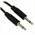 thumbnail image 2 of 2ft 3.5mm SLIM MONO TS (2 conductor) Male to Male Audio Cable, 2 of 2