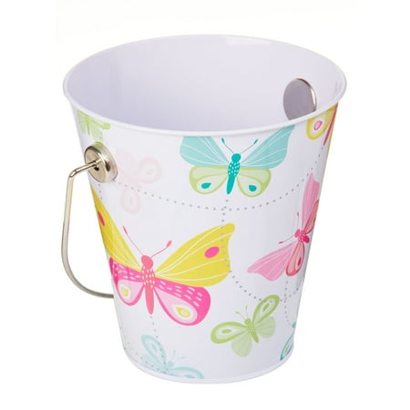 WAY TO CELEBRATE! Easter Tin Pail, Butterfly