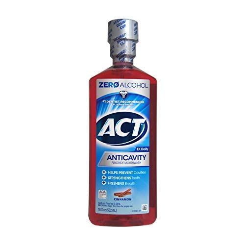 ACT Anticavity Fluoride Rinse Cinnamon 18 oz Walmart Canada