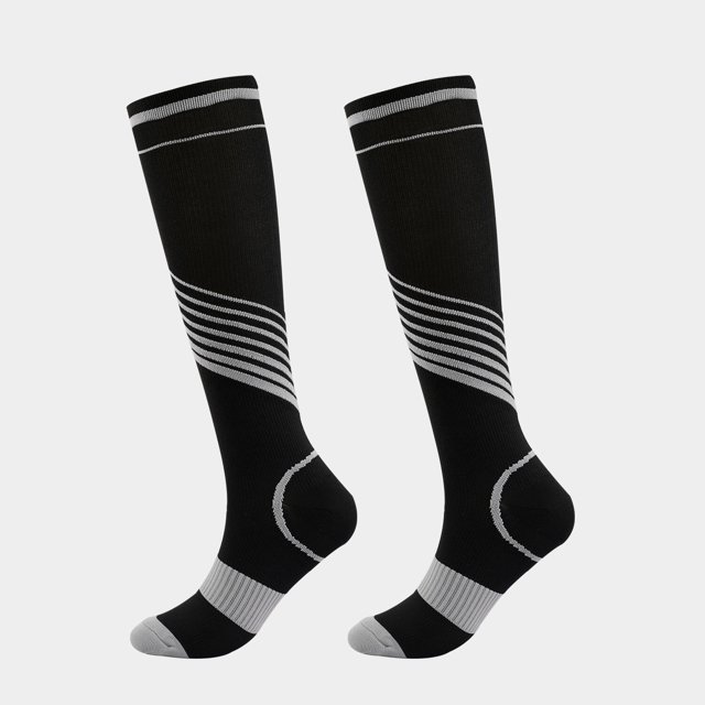 Calcetines de compresión para Golf, Rugby, senderismo, correr, deportes, antifatiga, conducción, viaje, vuelo, rodilla alta, venas varicosas