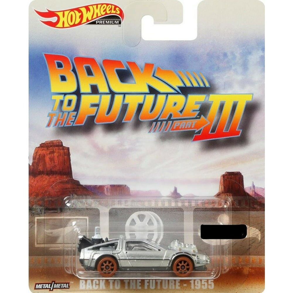 2019 Hot Wheels 1/64 Retro Entertainment "Back to The Future 3" 1955 Delorean Time Machine