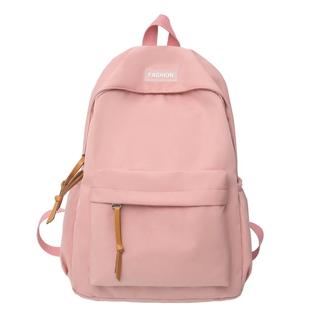 AMERTEER Nylon Fashion Backpack Casual Candy Color Solid Color Shopper Bag (Green)