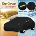 thumbnail image 2 of 190T Universal Full Sedan Car Cover, Waterproof Sunscreen Anti UV Dustproof Protection, L - 470x180x150cm (185x71x59in), 2 of 10
