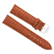18MM LEATHER WATCH STRAP BAND FOR MENS JAEGER LECOULTRE WATCH BRACELET TAN COLOR