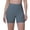 Blue, variant on Women's 3"/5" High Waisted Biker Shorts - Spandex Yoga, Workout, Cycling, Volleyball, Dance | Athletic Booty Shorts