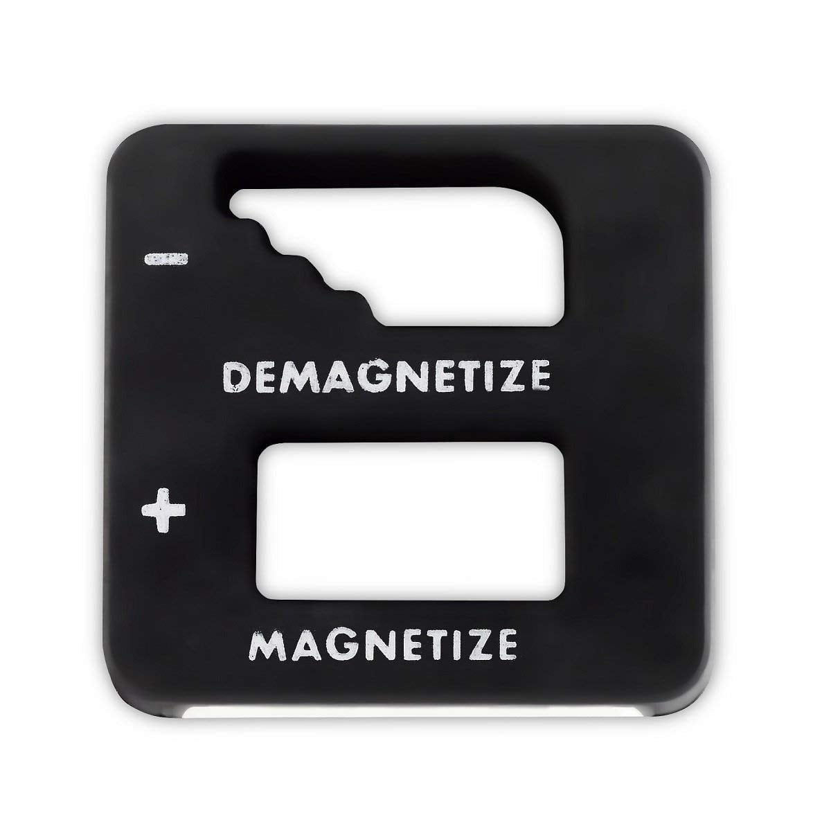 Katzco Black Precision Magnetizer and Demagnetizer - 1 Pack - for Screwdrivers Screws Drill Bits Sockets Nuts Bolts Nails Drivers Wrenches Tweezers and Other Steel Tools…