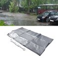 thumbnail image 4 of Poly Poly Tarp Cover Thick Double Silver Waterproof Heat Insulating Sunproof Tear Proof Multipurpose Tarp 13.12ft Width 19.69ft Length, 4 of 8