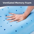 thumbnail image 2 of inight Memory Foam Pillow, Cooling Pillow Memory Foam, Soft Memory Foam Pillows for Back Sleepers & Side Sleepers Pillows- Standard Size, 5 inches Loft, 2 of 15