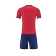 thumbnail image 4 of Fnooota Boys Athletic Outfit Sets, Short Sleeve 2 Piece Running Summer Activewear Clothing Sets Red Size 10-12, 4 of 5