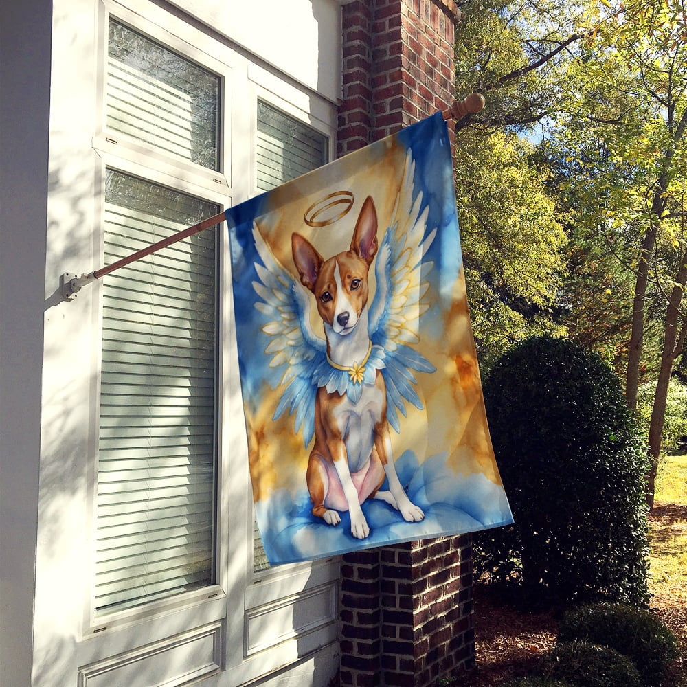 Basenji My Angel House Flag 28 in x 40 in