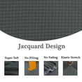 thumbnail image 3 of PiccoCasa Stretch Thick Sofa Slipcover Jacquard Couch Protector, 3 Seater (69" - 86"), Dark Gray, 3 of 6