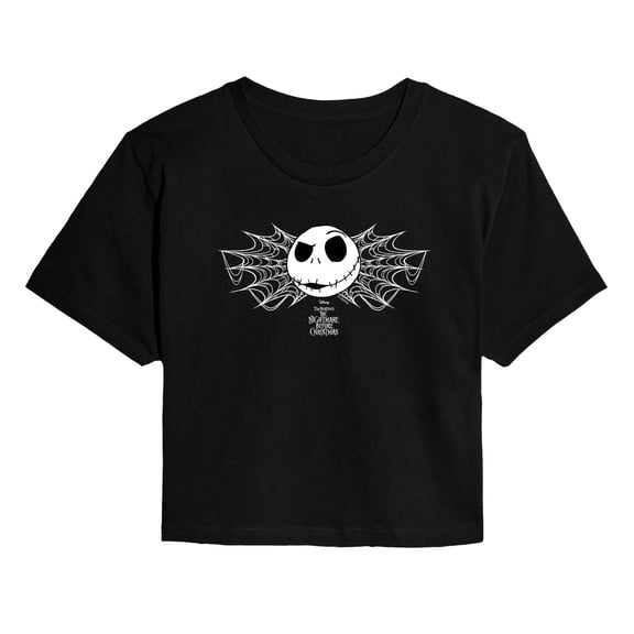 The Nightmare Before Christmas - Jack Webs Cropped Graphic T-Shirt