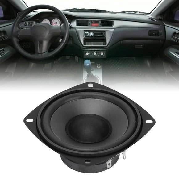 Altavoces 400W Altavoces de Automóviles medio tipo magnético externo coaxial 4 en altavoces de automóviles para camiones de automóvil negro