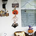 thumbnail image 1 of 2 piezas de letrero colgante de calabaza de Halloween, decoraciones de Halloween, letrero de bienvenida para puerta de entrada de Halloween, decoración de pared de Halloween, 1 of 5