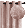 thumbnail image 2 of Crushed Velvet Curtains Luxurious Insulated Velvet Drapes for Bedroom Thicker Velvet Pinch Pleat Curtains Light-Filtering Velvet Window Curtains, 2 Panels, 2 of 6