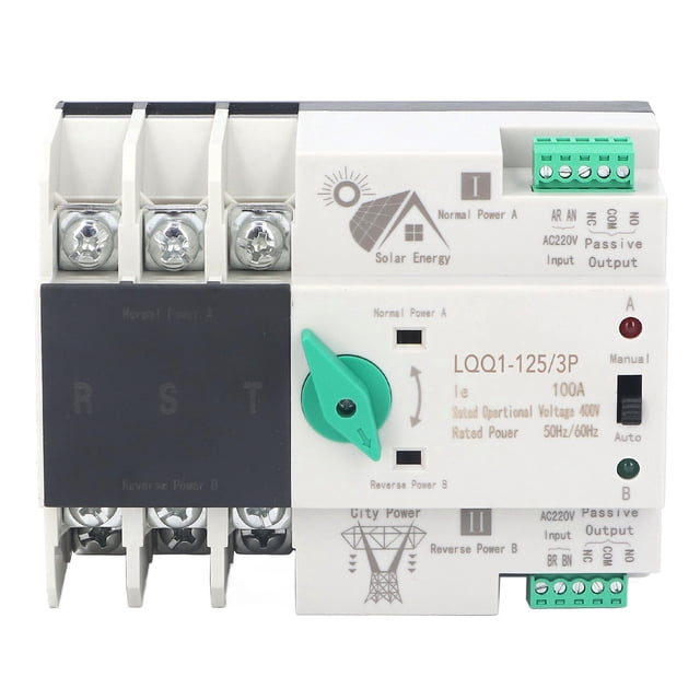 Interruptor de transferencia automática de doble potencia NikouMX 3P herramienta