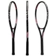 thumbnail image 2 of KEVENZ Tennis Racket for Adults, Carbon Fiber Tennis Racquet with Carring Bag, Light Weight and Shock Resistant, Black, 2 of 5