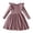 1-Pink504, variant on Kiijoy Girls Long Sleeve Ribbed Knit Dress Cotton Soft Stretch A Line Dress, Sizes 2-7