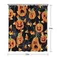 thumbnail image 5 of Halloween Pumpkins and Candy Corn Shower Curtain 72"x84" ,Bathroom Decorative Shower Curtains Set with 12 Hooks,Modern Waterproof Washable Shower Curtain, 5 of 6