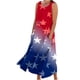 thumbnail image 1 of Vestido de Verano para las Mujeres sin Mangas Impreso Largo Maxi, Suelto Fluido Y Casual Vestido Sexy para las Mujeres, 1 of 5
